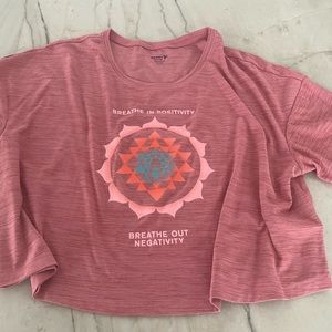 Yoga crop shirt